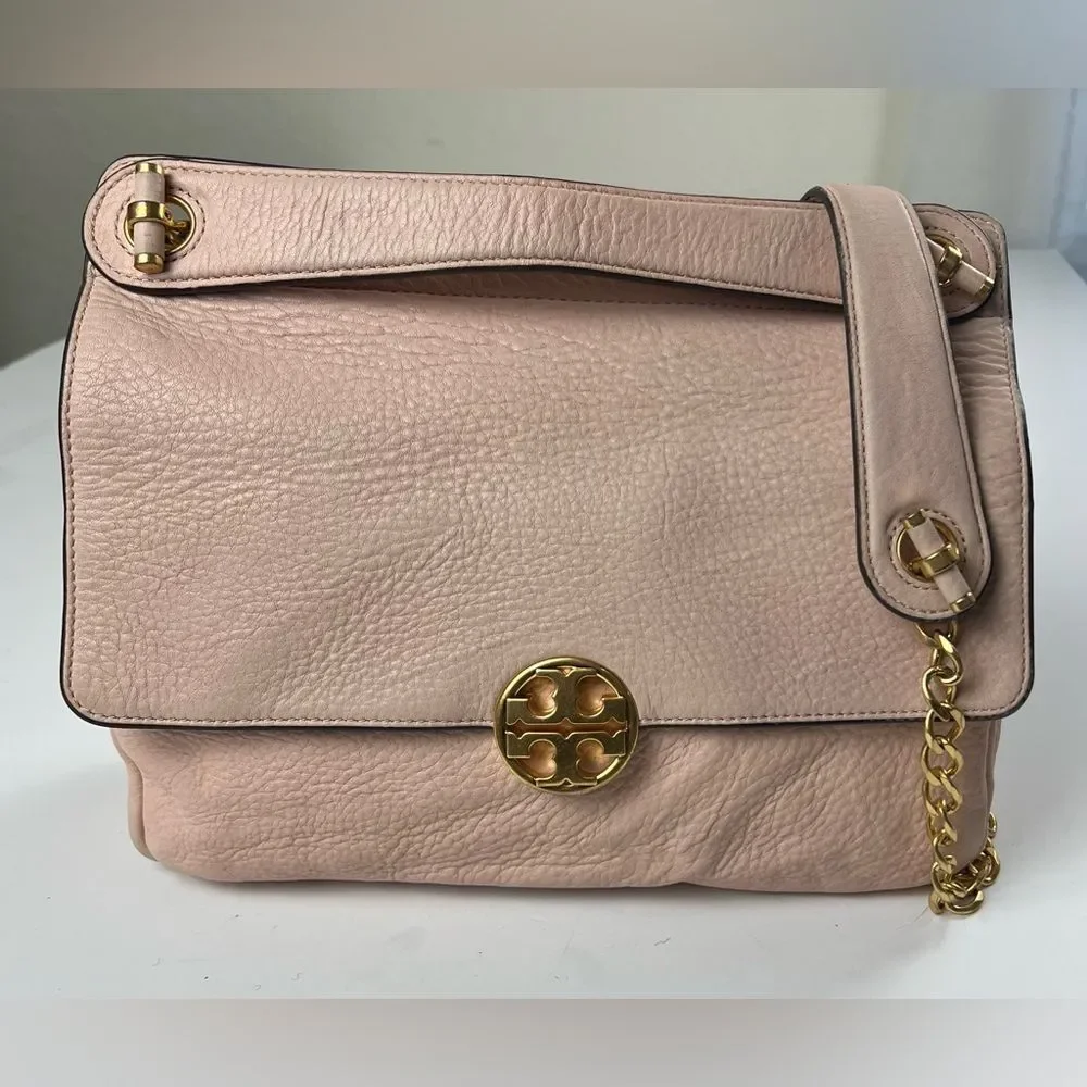Tory Burch Chelsea Shoulder/Crossbody Pebbled Leather Bag - Picture 9 of 17